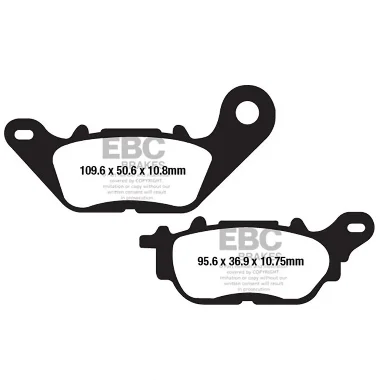 Тормозные колодки задние EBC FA662HH