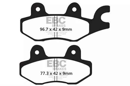 Тормозные колодки EBC SFA197HH для мотоциклов