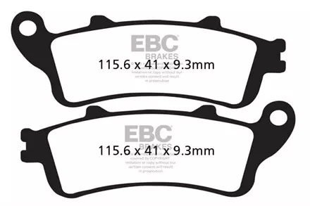 Тормозные колодки EBC SFA281HH для мотоциклов