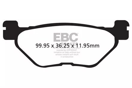 Тормозные колодки EBC SFA319HH для мотоциклов
