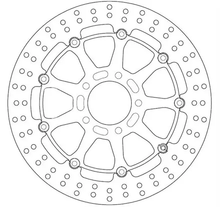 FMD0125RX Диск тормозной MOTO 1шт