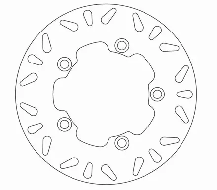 FMD0265R Диск тормозной MOTO 1шт