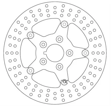 Диск тормозной MOTO 1шт FMD0266RF