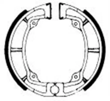 Тормозные колодки барабанные передние/задние Ferodo FSB799 для мотоциклов