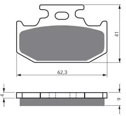 Тормозные колодки GoldFren 001 K5