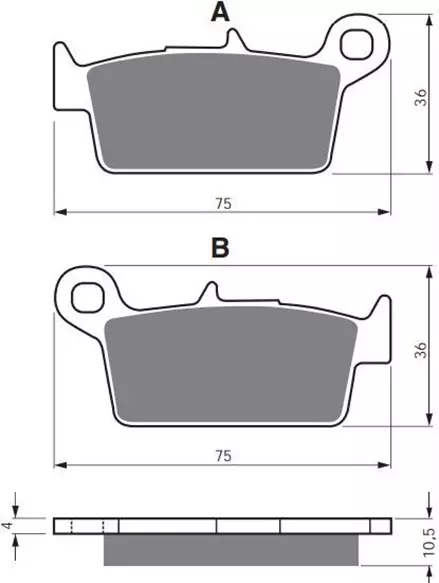 Тормозные колодки GoldFren 003 S33