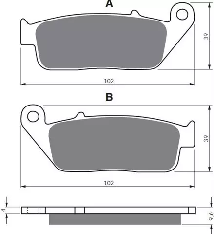 Тормозные колодки GoldFren 014 S3