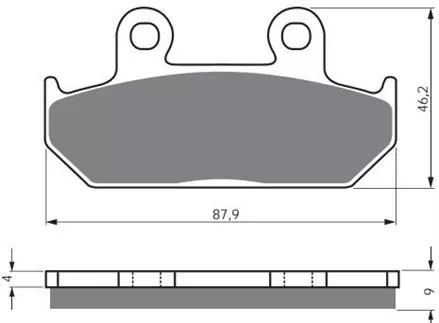 Тормозные колодки GoldFren 024 S33