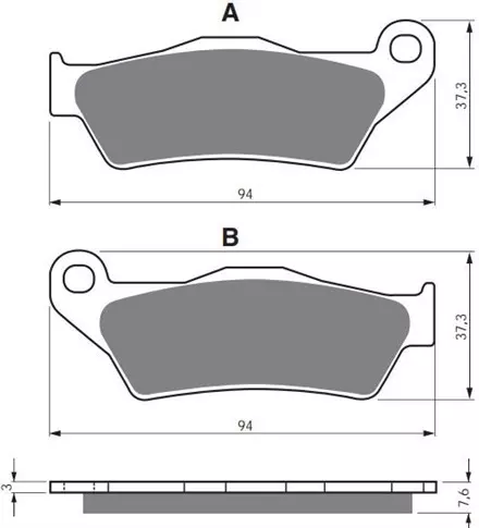Тормозные колодки GoldFren 031 AD