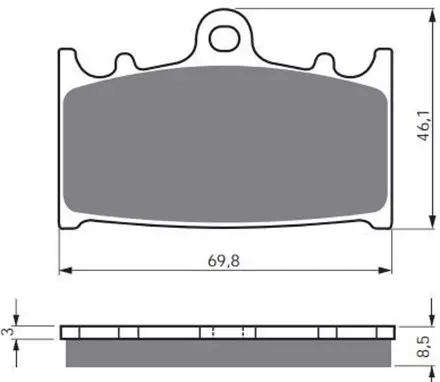 Тормозные колодки GoldFren 032 AD