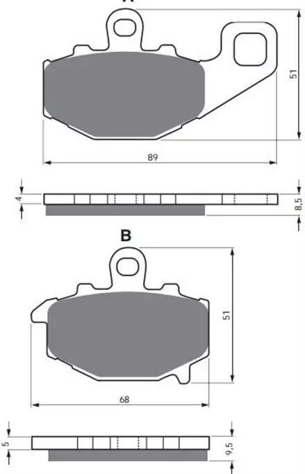 Тормозные колодки GoldFren 093 S33