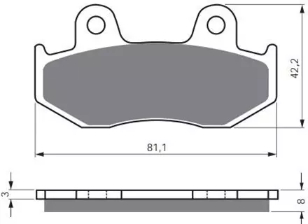 Тормозные колодки GoldFren 102 S3