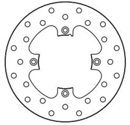 Задний тормозной диск GoldFren YZ