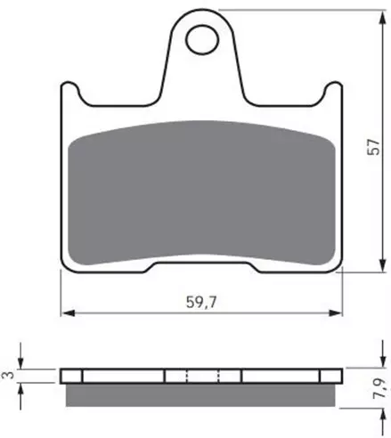 Тормозные колодки GoldFren 148 S3