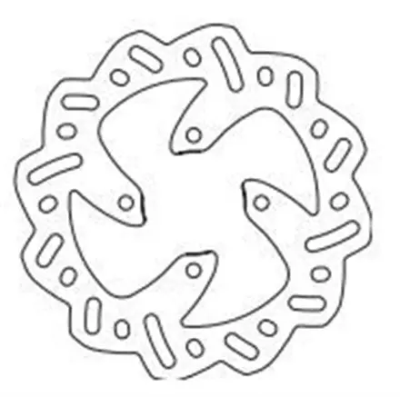 Диск тормозной задний SX