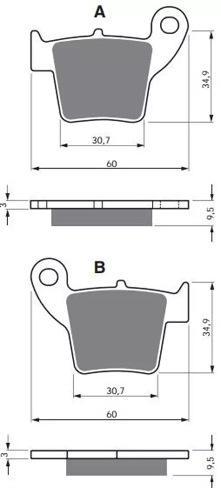 Тормозные колодки GoldFren 176 K5