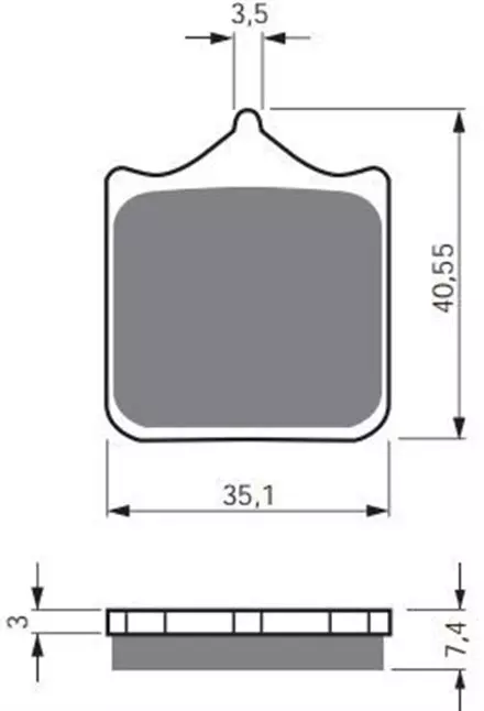 Тормозные колодки GoldFren 177 S3