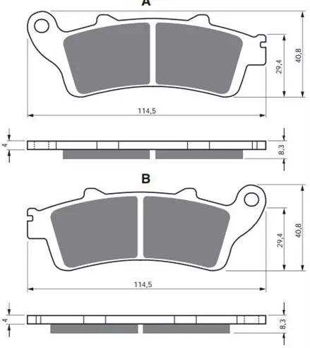 Тормозные колодки GoldFren 178 S33