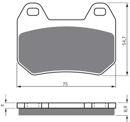 Тормозные колодки GoldFren 195 S3