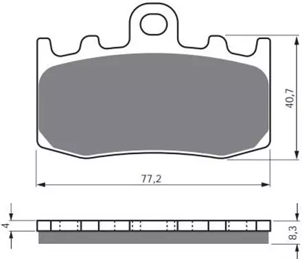 Тормозные колодки GoldFren 196 S33