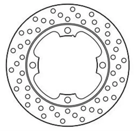 Задний тормозной диск GoldFren CBR/600/1000