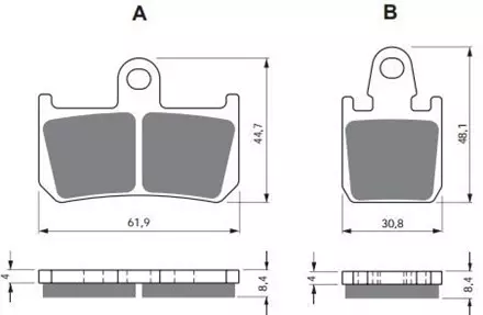 Тормозные колодки GoldFren 246 S3