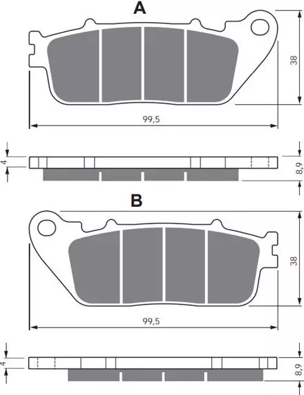 Тормозные колодки GoldFren 277 S33