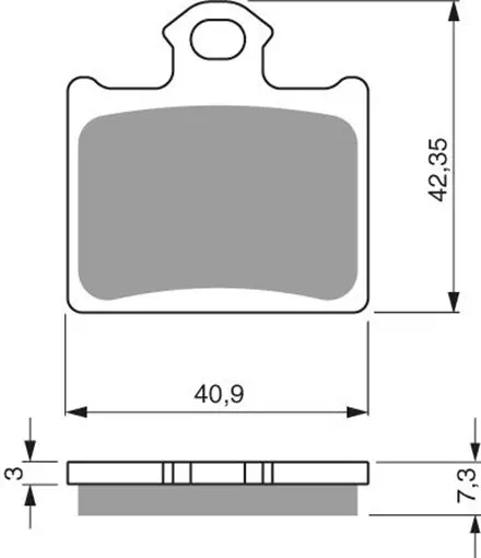 Тормозные колодки GoldFren 297 K5
