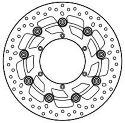 Диск тормозной GoldFren 404-203F