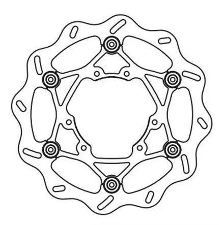 Диск тормозной GoldFren 7153F1