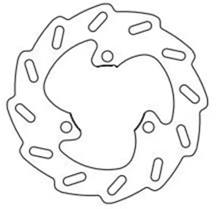 Диск тормозной GoldFren 8103F1