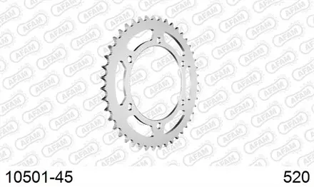 Звезда задняя AFAM 10501-45 для мотоцикла