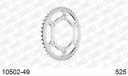 Звезда задняя AFAM 10502-49 для мотоцикла
