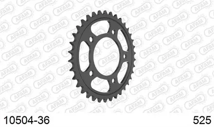 Звезда задняя AFAM 10504-36 для мотоцикла