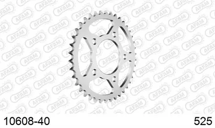 Звезда задняя AFAM 10608-40 для мотоциклов