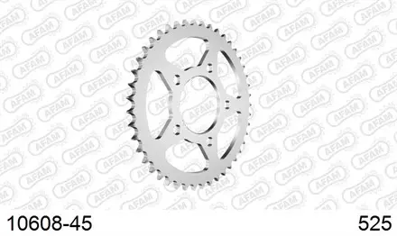 Звезда задняя AFAM 10608-45 для мотоциклов