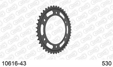 Звезда задняя AFAM 10616-43 для мотоциклов