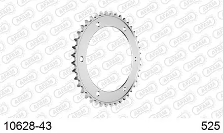 Звезда задняя AFAM 10628-43 для мотоциклов
