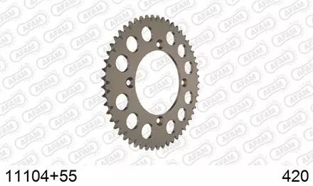 Звезда задняя AFAM 11104+55 для мотоцикла