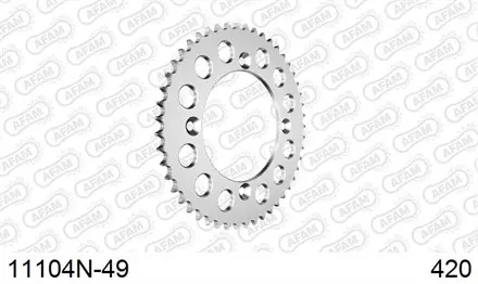 Звезда задняя AFAM 11104N-49 для мотоцикла