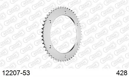 Звезда задняя AFAM 12207-53 для мотоцикла