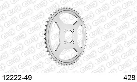 Звезда задняя AFAM 12222-49 для мотоцикла