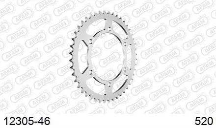 Звезда задняя AFAM 12305-46 для мотоциклов