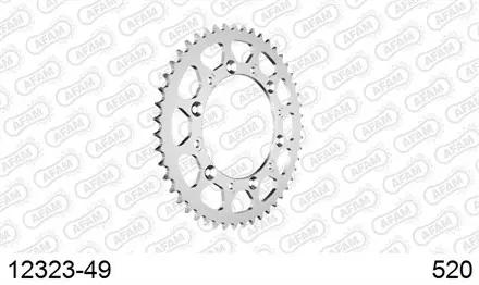 Звезда задняя AFAM 12323-49 для мотоцикла