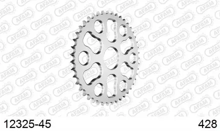 Звезда задняя AFAM 12325-45 для мотоцикла