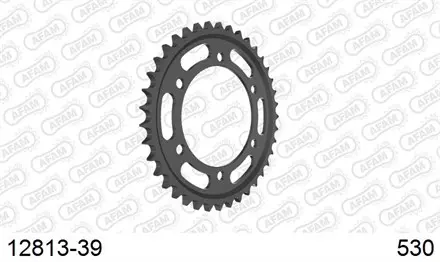Звезда задняя AFAM 12813-39 для мотоциклов