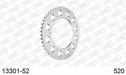 Звезда задняя AFAM 13301-52 для мотоцикла