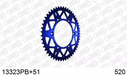 Звезда задняя AFAM 13323PB+51 для мотоцикла
