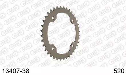 Звезда задняя AFAM 13407-38 для мотоцикла