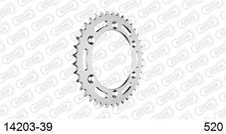 Звезда задняя AFAM 14203-39 для мотоцикла